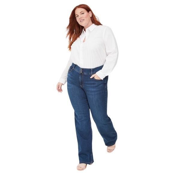 Lane Bryant 22 High Rise Bootcut New Women’s Jeans Tighter Tummy New With Tags - Picture 13 of 13